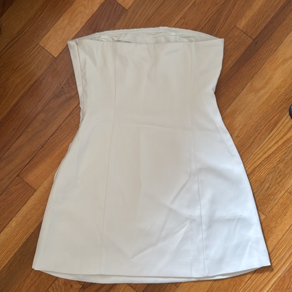 Peppermayo Strapless Cream Dress - Picture 2 of 3